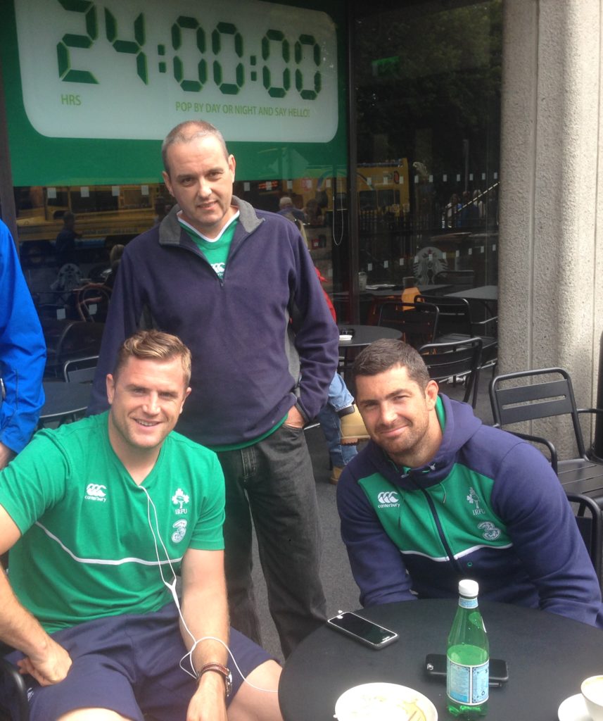 Neil, Jamie Heaslip, Rob Kearney